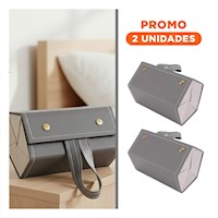 Pack2 Reflejo Ovalado Doble Transparente 17,5x13,5cm para Hogar Moderno